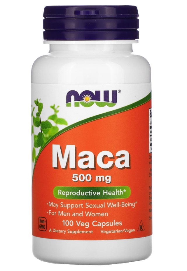 Now, Maca, 500 mg, 100 Capsules
