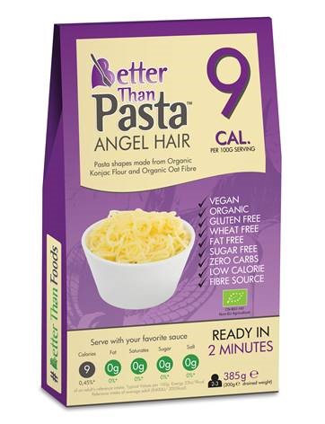 Better Than Foods, Konjac Pasta Angel Hair, 385g