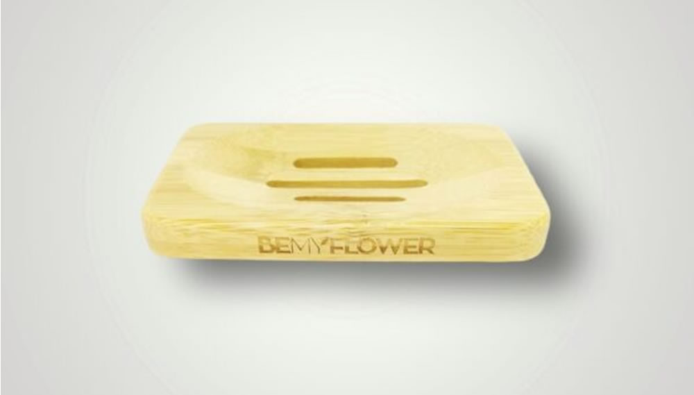 BeMyFlower, Bamboo Soap Dish - Classic
