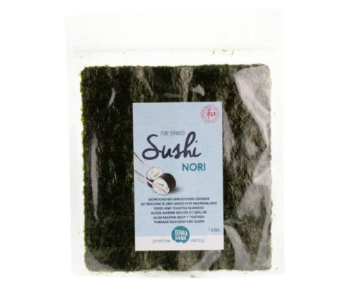 Sushi Nori: 7 sheets Dried Seaweed, 17g