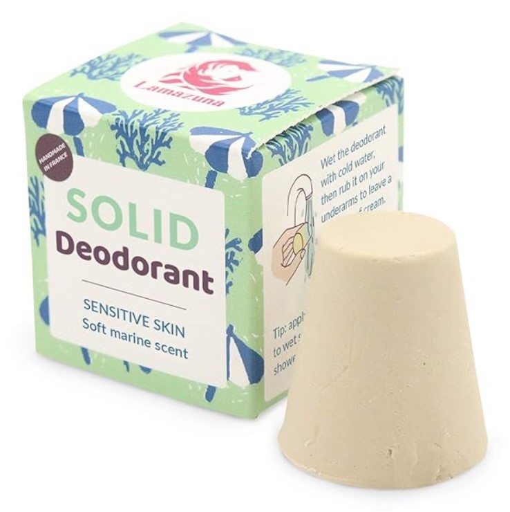 Solid Deodorant Sensitive Skin Soft Marine Scent, 30ml