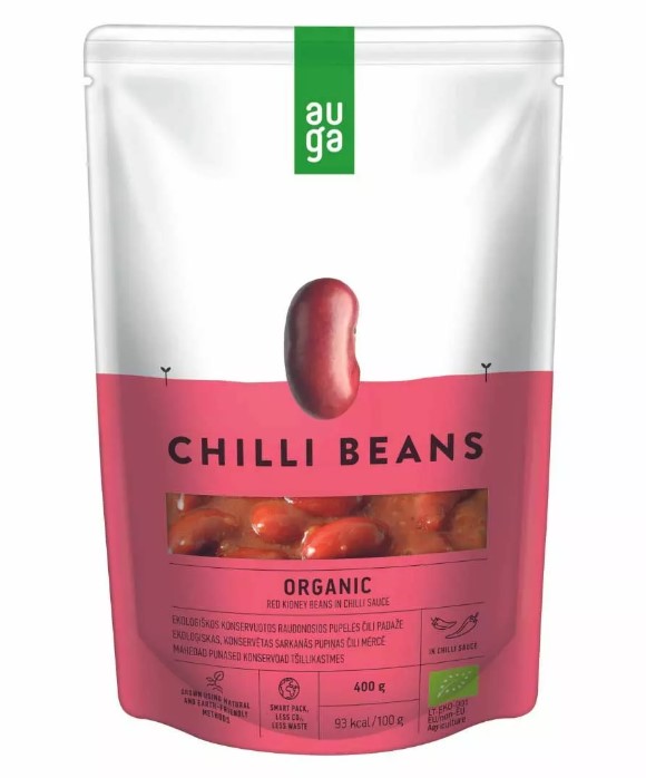 Auga, Red Kidney Beans in Chilli Sauce, 400g