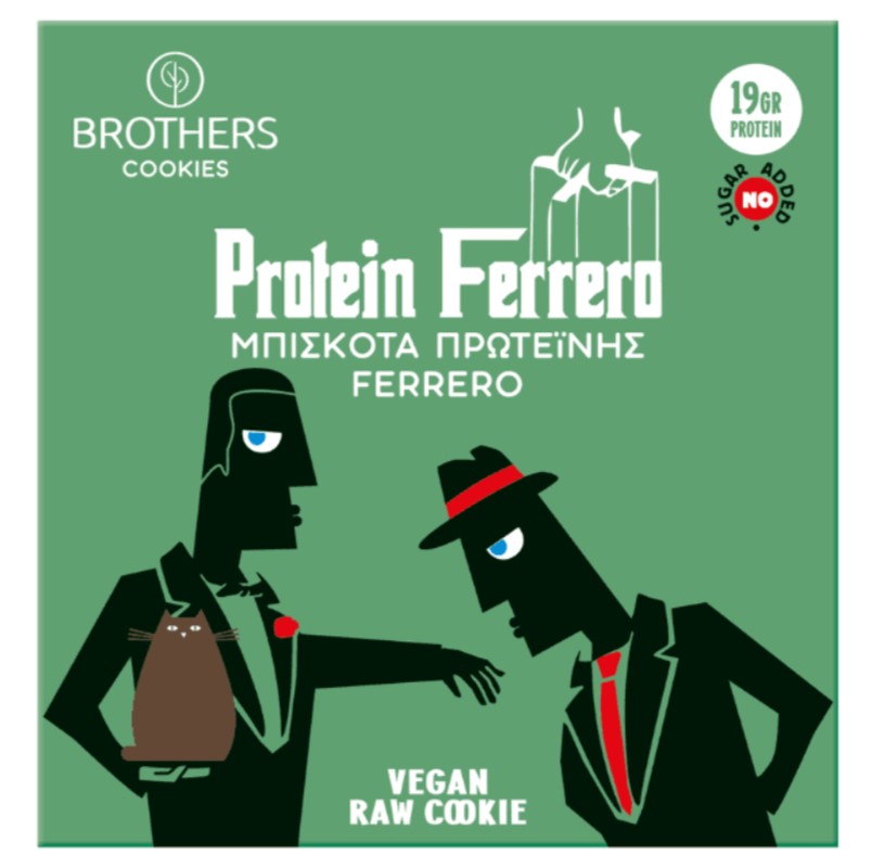 Brothers, Raw Protein Cookie Ferrero, 70g
