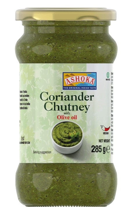 Coriander Chutney with Olive Oil, 285g